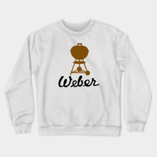 Grill Giants Weber Classic Vintage Brown Kettle Crewneck Sweatshirt